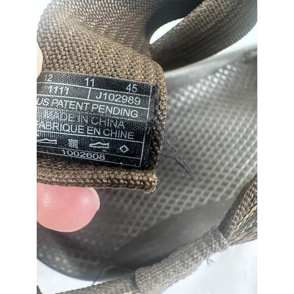 Chaco Vibram Hiking Outdoor Mens Size 12 Brown Sandals Comfort Buckle Strap